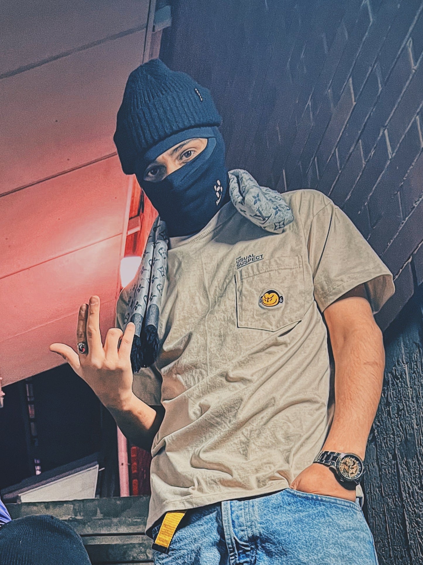Pocket Tee (Beige)