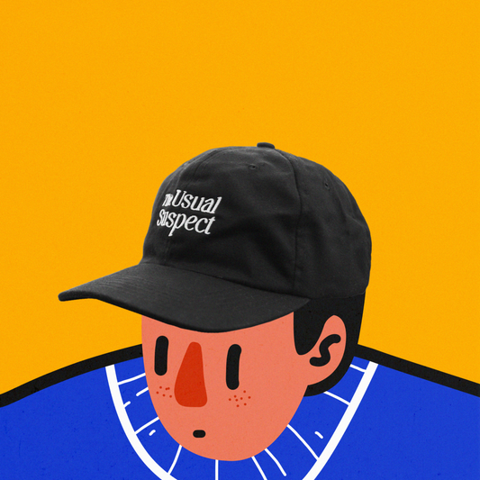 Typography Cap (Black)